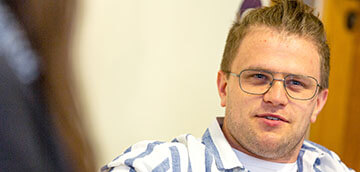 christ, clinician facing camera