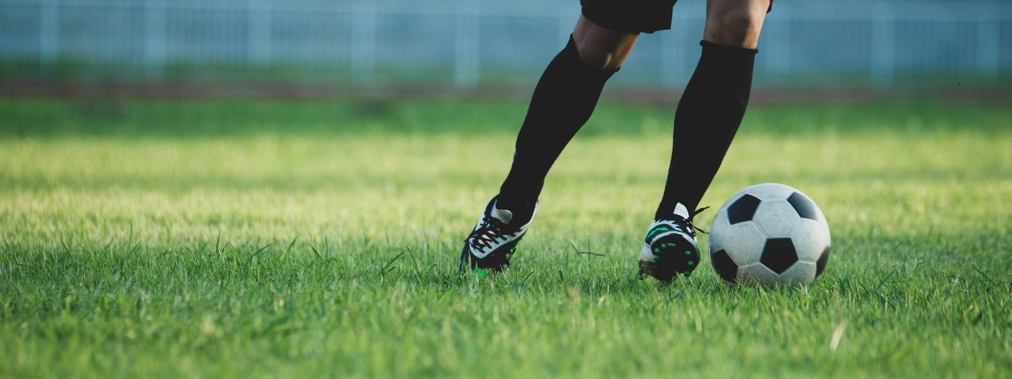 Girl wearing helmet brushing white horse