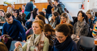 Jigsaw clinicians at a training day