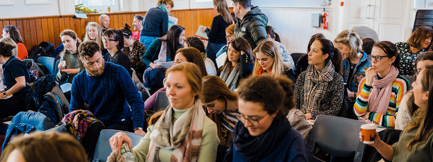 Jigsaw clinicians at a training day