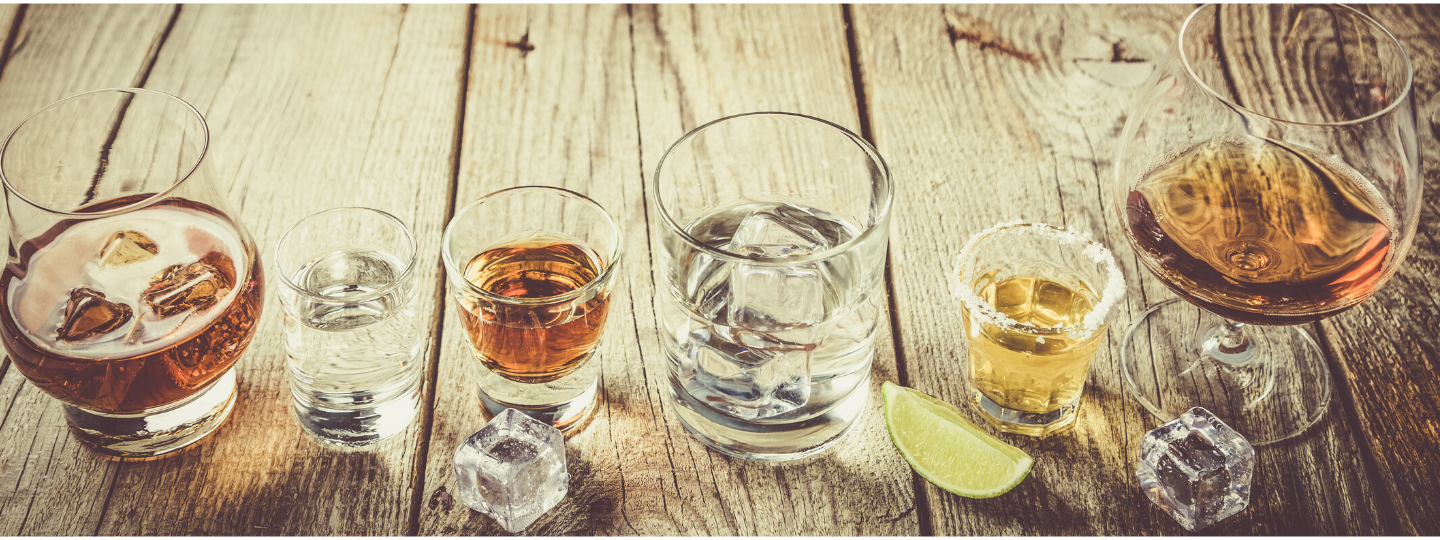 A close up of several darker leaves